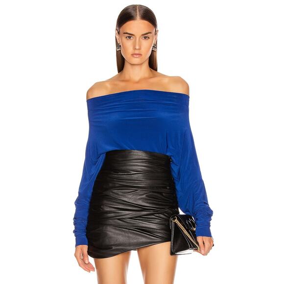 NORMA KAMALI Women’s All In One Bodysuit Size M In Berry Blue - Picture 1 of 11